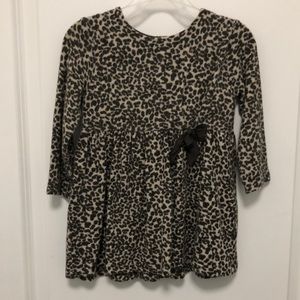 Zara baby girls leopard dress 18-24 months
